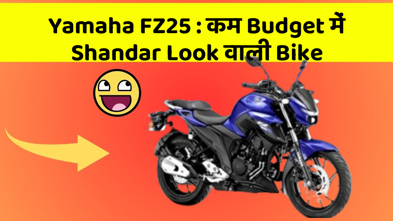 Yamaha FZ25: कम Budget में Shandar Look वाली Bike